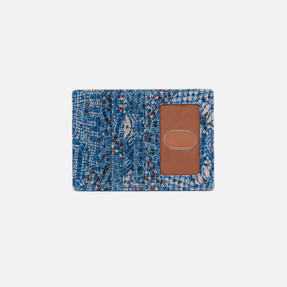 Euro Slide Card Case In Printed Leather - Boho Bandana | HOBO Premium