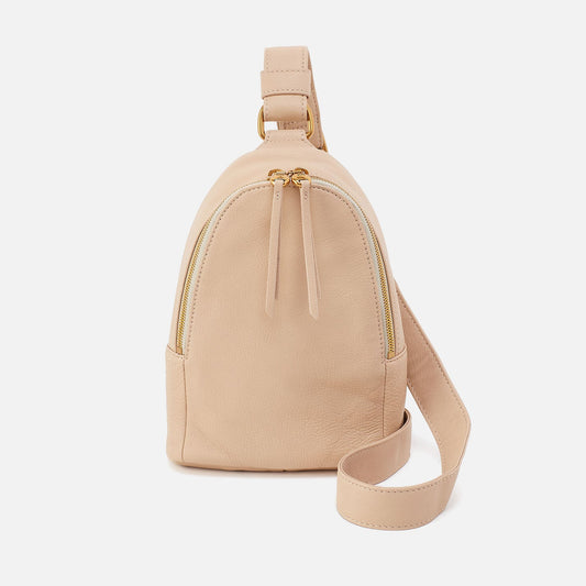 Fern Sling In Pebbled Leather - Linen | HOBO Trending