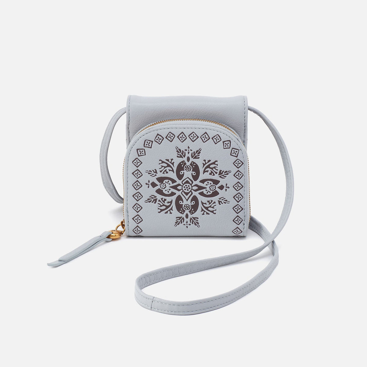 Fern Wallet Crossbody In Pebbled Leather - Blue Pearl | HOBO Hot Sale