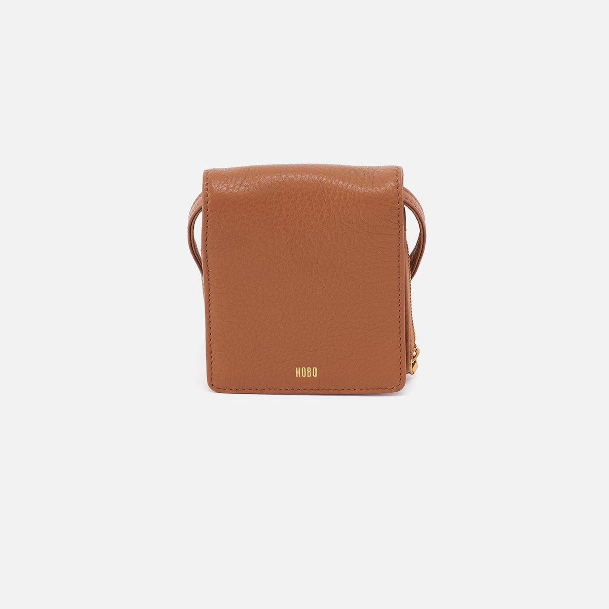 Fern Wallet Crossbody In Pebbled Leather - Warm Honey | HOBO Smart Buy