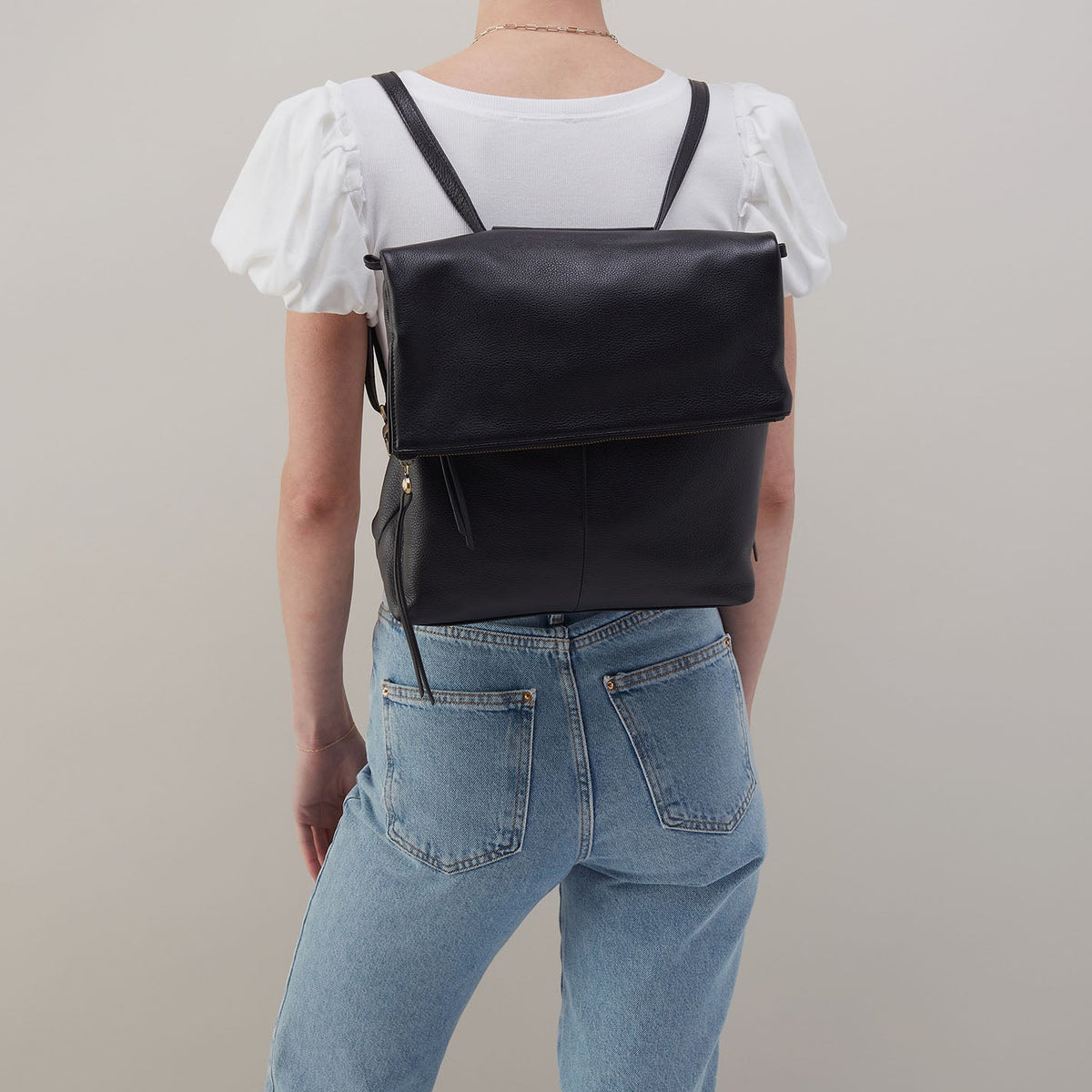 Grant Backpack In Pebbled Leather - Black | HOBO Great Value