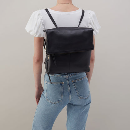 Grant Backpack In Pebbled Leather - Black | HOBO Great Value