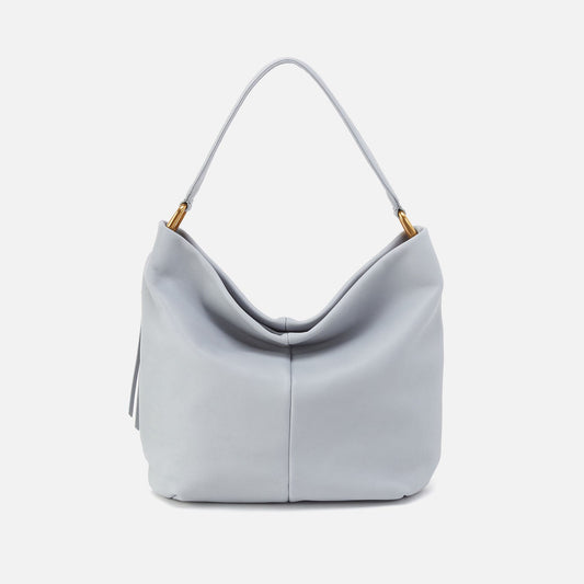 Harley Hobo In Pebbled Leather - Blue Pearl | HOBO Hot Sale