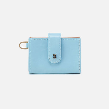Jean Accordian Card Case In Polished Leather - Stratosphere | HOBO Special Offer