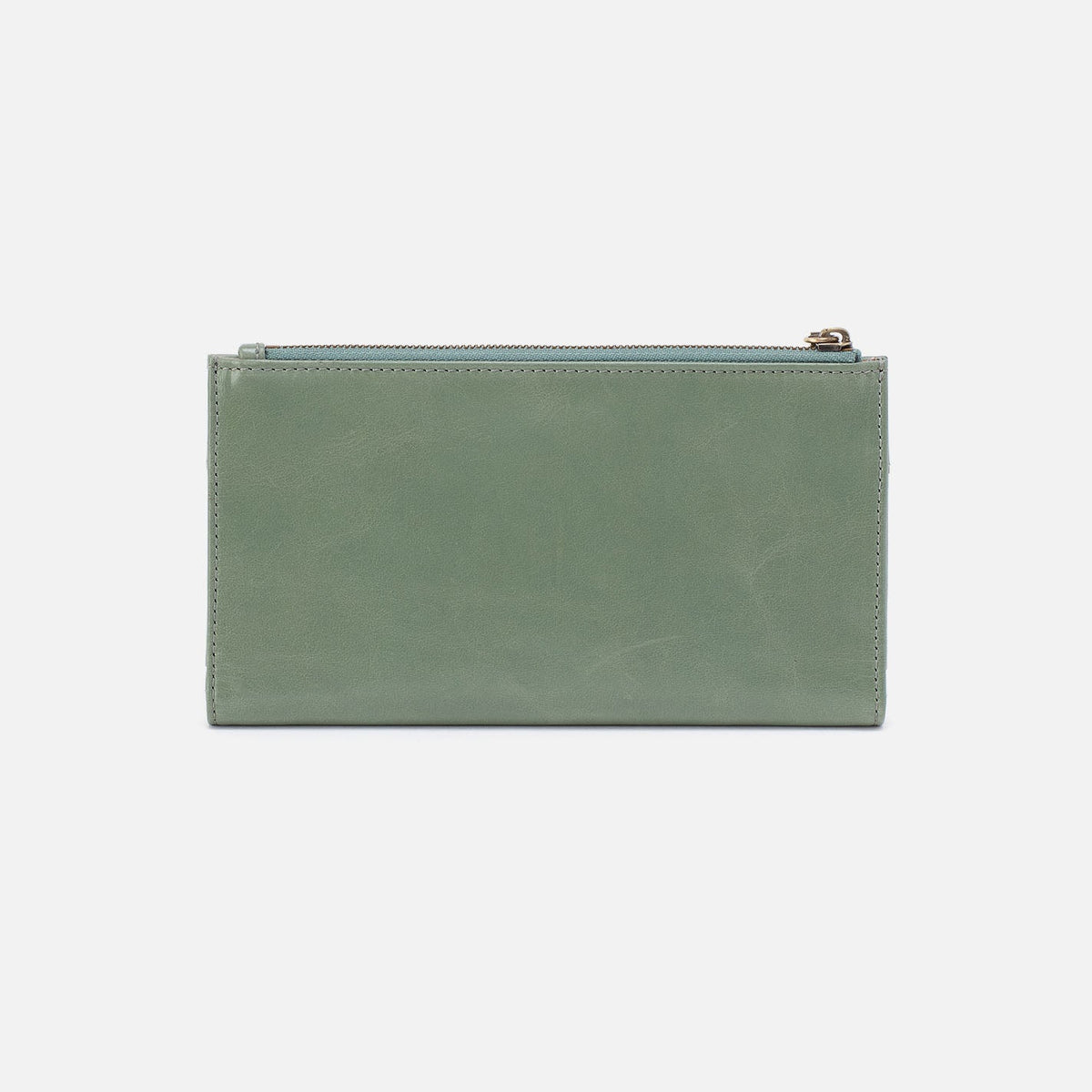 Jill Large Bifold Wallet In Polished Leather - Jade | HOBO Hot Sale
