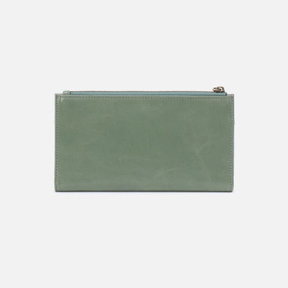 Jill Large Bifold Wallet In Polished Leather - Jade | HOBO Hot Sale
