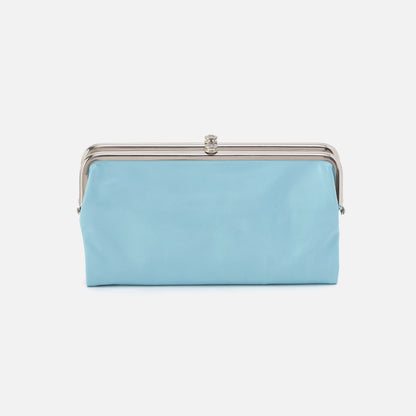 Lauren Clutch-Wallet In Polished Leather - Stratosphere | HOBO Essential