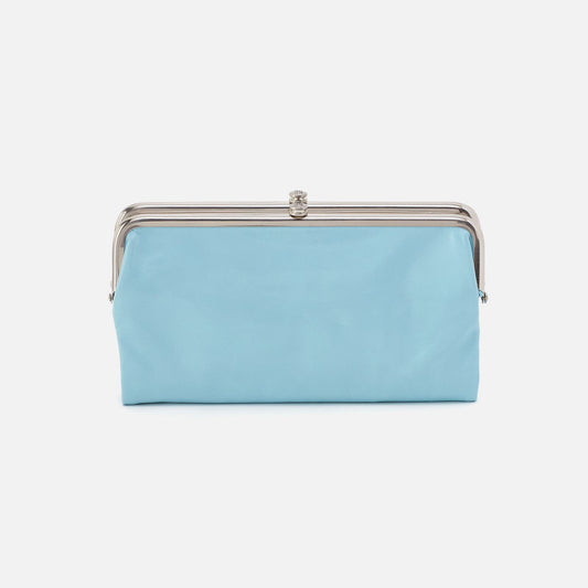 Lauren Clutch-Wallet In Polished Leather - Stratosphere | HOBO Essential