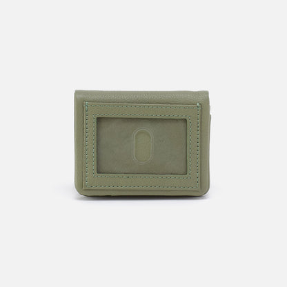 Lumen Mini Wallet In Pebbled Leather - Watercress | HOBO Popular