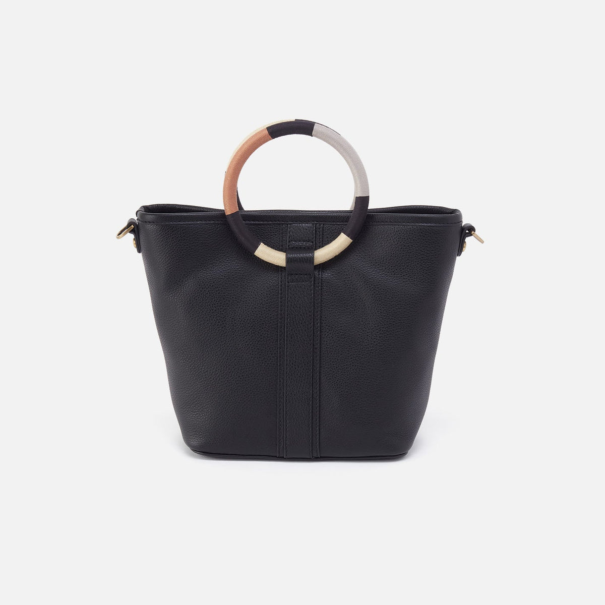 Luna Small Tote In Pebbled Leather - Black | HOBO Everyday