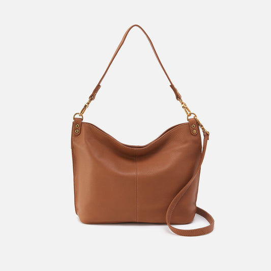 Pier Shoulder Bag In Pebbled Leather - Warm Honey | HOBO Popular