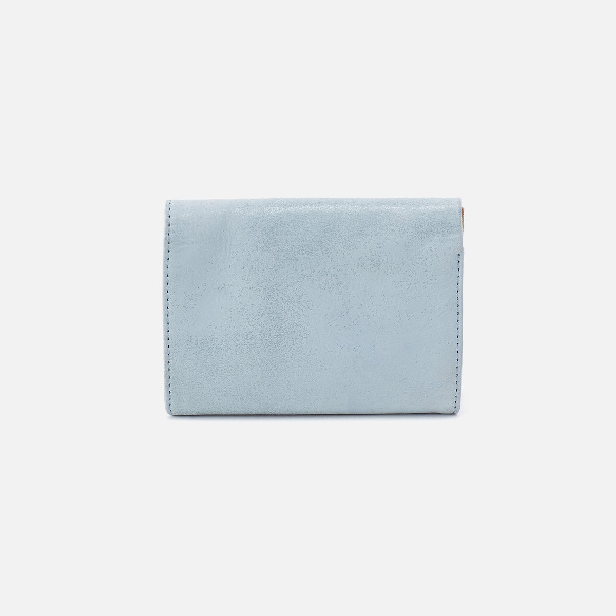 Robin Compact Wallet In Buffed Leather - Sky | HOBO New