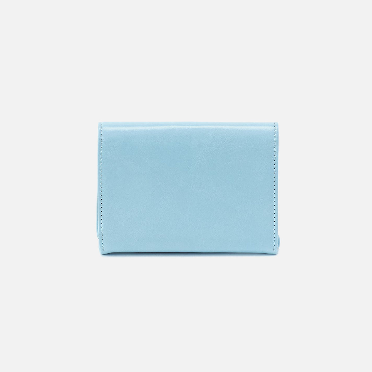 Robin Compact Wallet In Polished Leather - Stratosphere | HOBO New