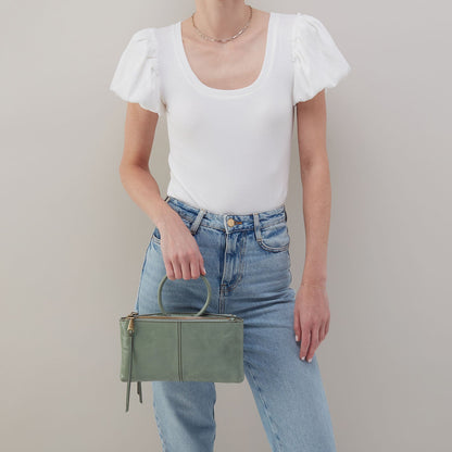 Sable Crossbody In Polished Leather - Jade | HOBO Hot Sale