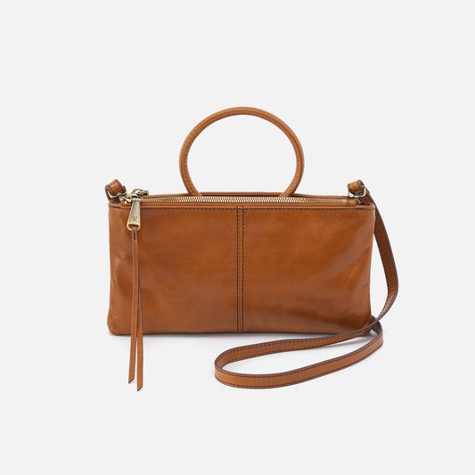Sable Crossbody In Polished Leather - Truffle | HOBO Sale