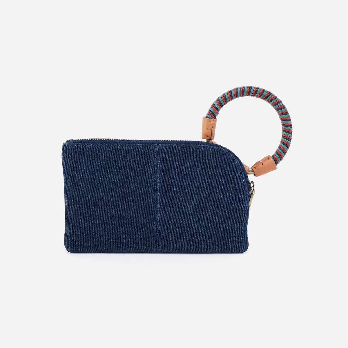 Sable Wristlet In Denim Fabric - Dark Denim | HOBO Sale