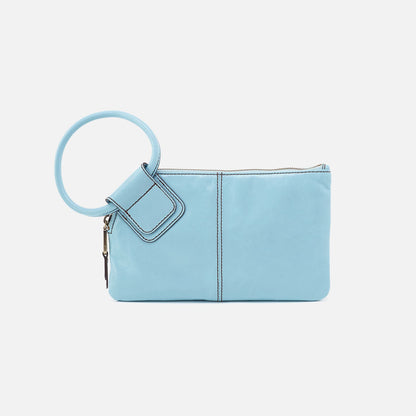 Sable Wristlet In Polished Leather - Stratosphere | HOBO Deals
