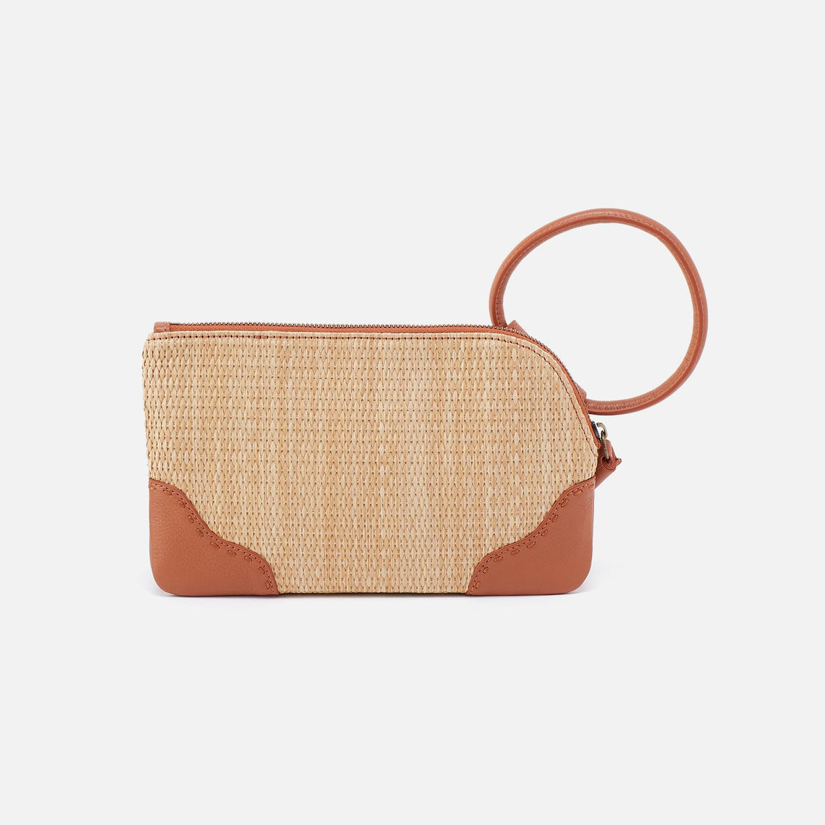 Sable Wristlet In Woven Straw - Natural Straw | HOBO Best Price