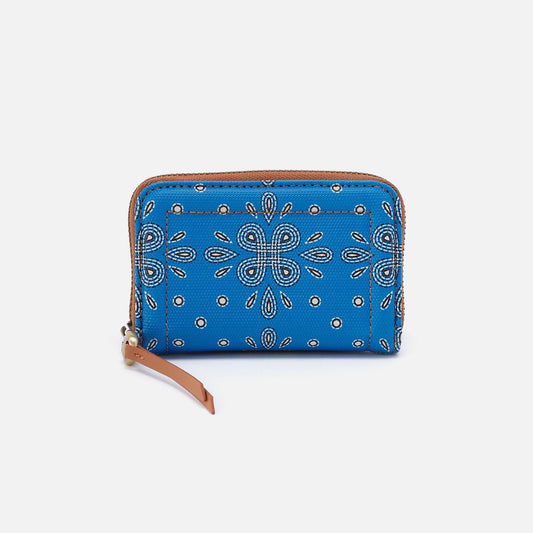Soma Small Wallet In Coated Canvas - Blue Journey Bandana | HOBO Best Price