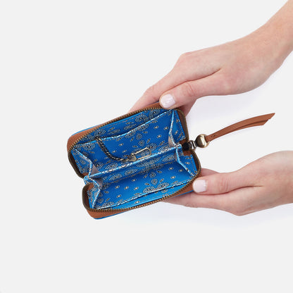 Soma Small Wallet In Coated Canvas - Blue Journey Bandana | HOBO Best Price