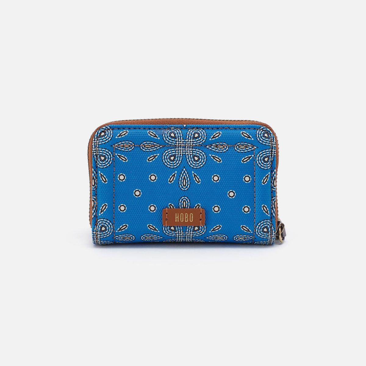 Soma Small Wallet In Coated Canvas - Blue Journey Bandana | HOBO Best Price