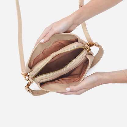 Starr Convertible Shoulder Bag in Pebbled Leather - Linen | HOBO Special Offer