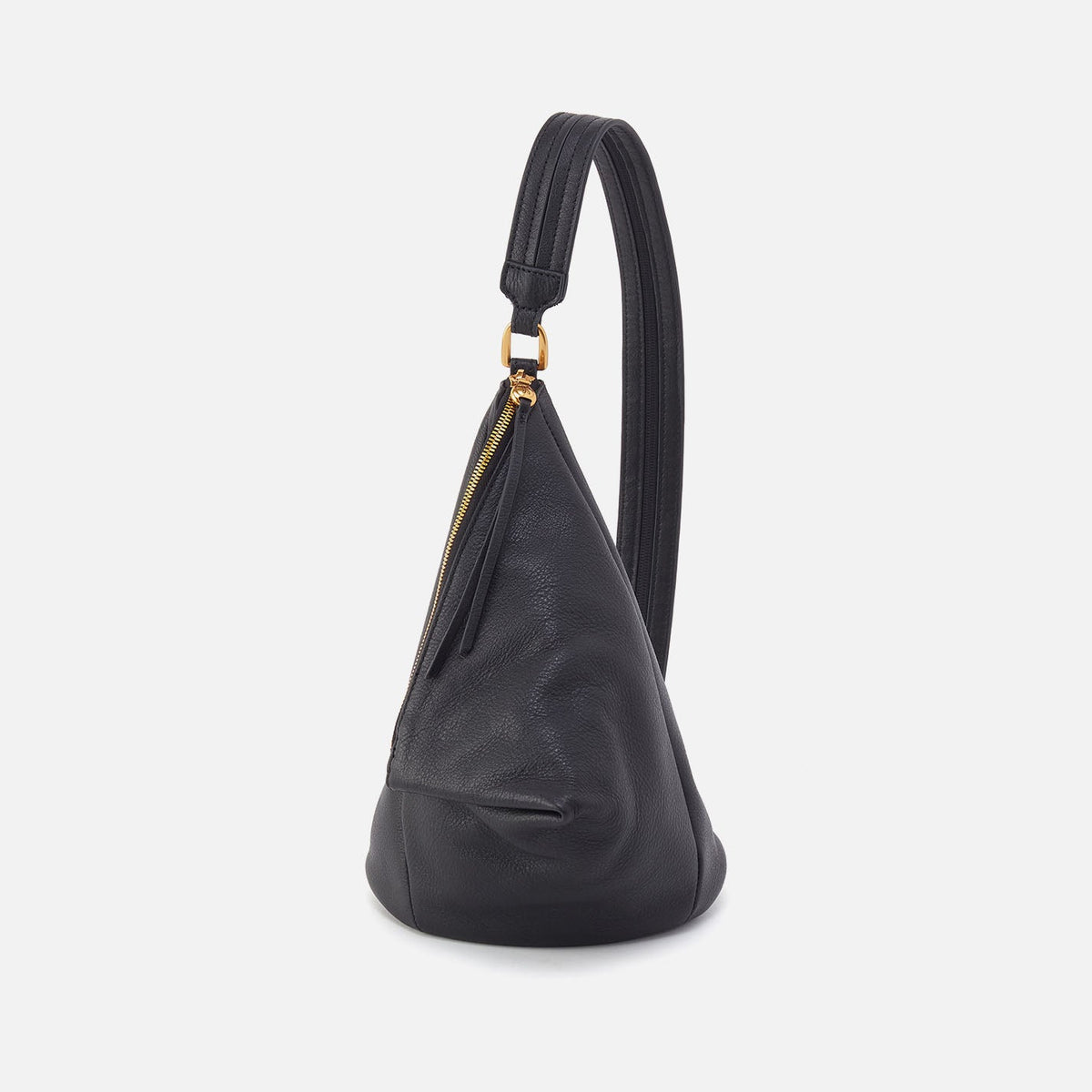 Sway Small Sling In Pebbled Leather - Black | HOBO Best Seller