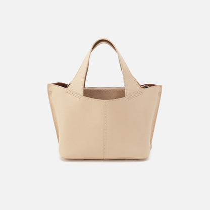 Vida Small Tote in Micro Pebbled Leather - Almond | HOBO Value