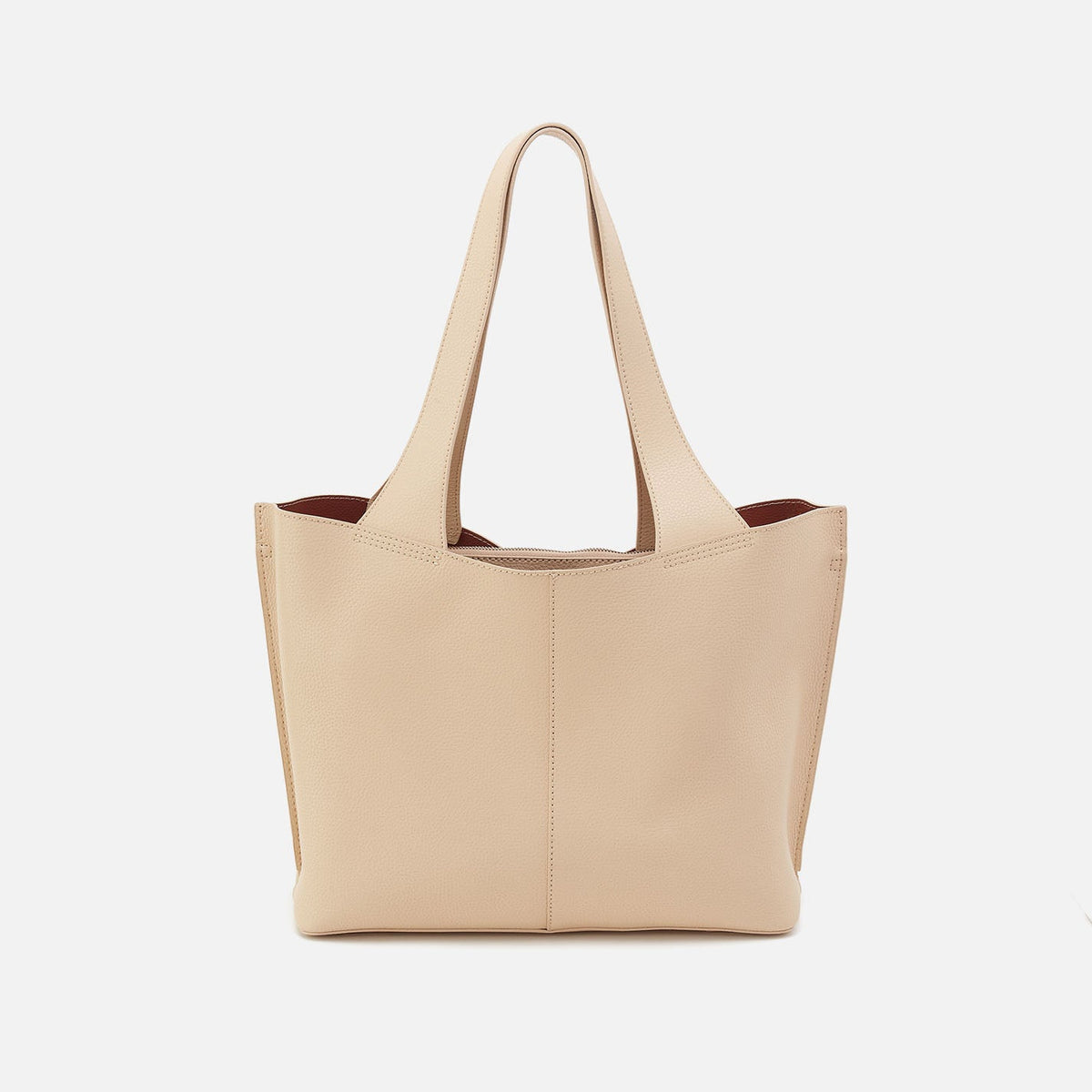 Vida Tote in Micro Pebbled Leather - Almond | HOBO Discount
