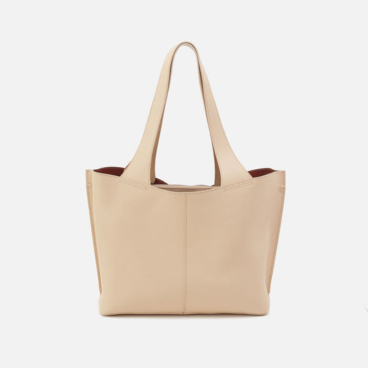 Vida Tote in Micro Pebbled Leather - Almond | HOBO Discount