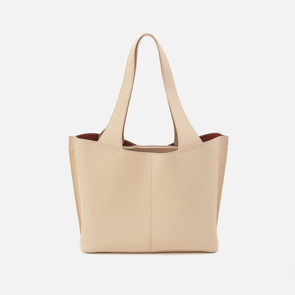 Vida Tote in Micro Pebbled Leather - Almond | HOBO Discount