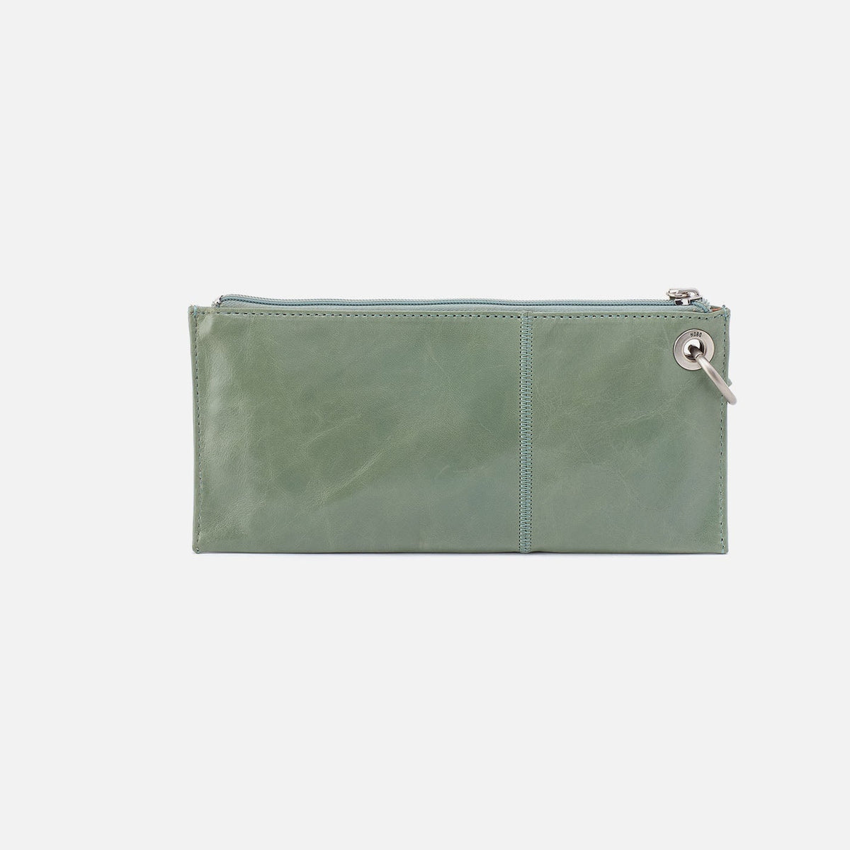 Vida Wristlet In Polished Leather - Jade | HOBO Best Price