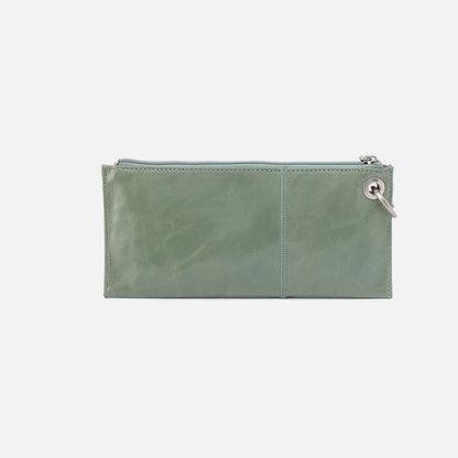 Vida Wristlet In Polished Leather - Jade | HOBO Best Price