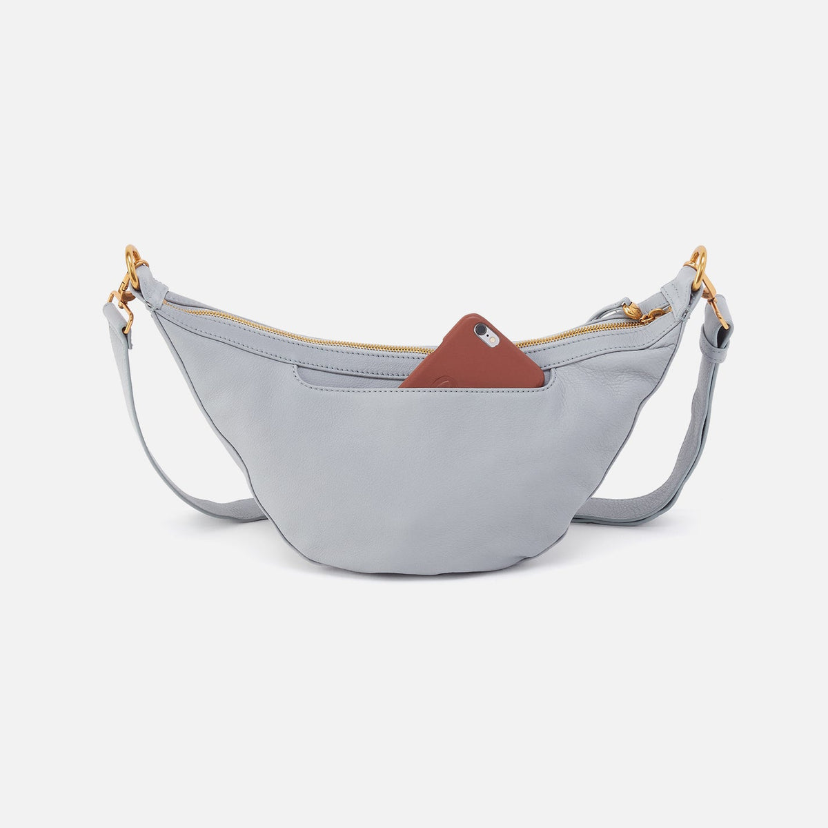 Carmen Sling In Pebbled Leather - Blue Pearl | HOBO Popular