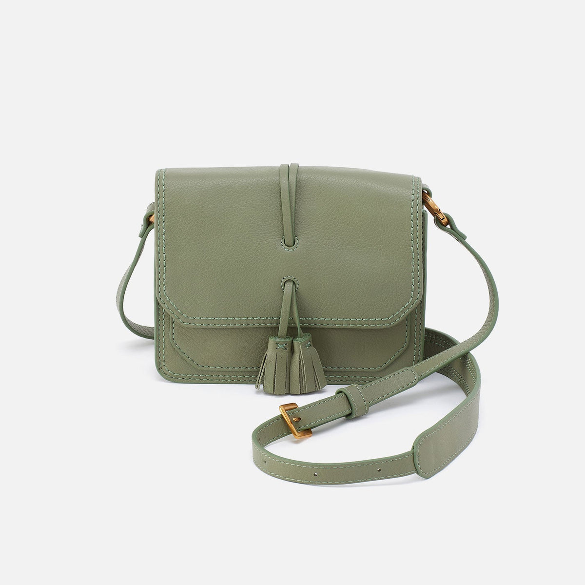 Eden Small Crossbody In Pebbled Leather - Watercress | HOBO Everyday
