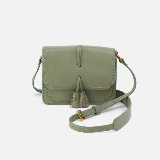 Eden Small Crossbody In Pebbled Leather - Watercress | HOBO Everyday