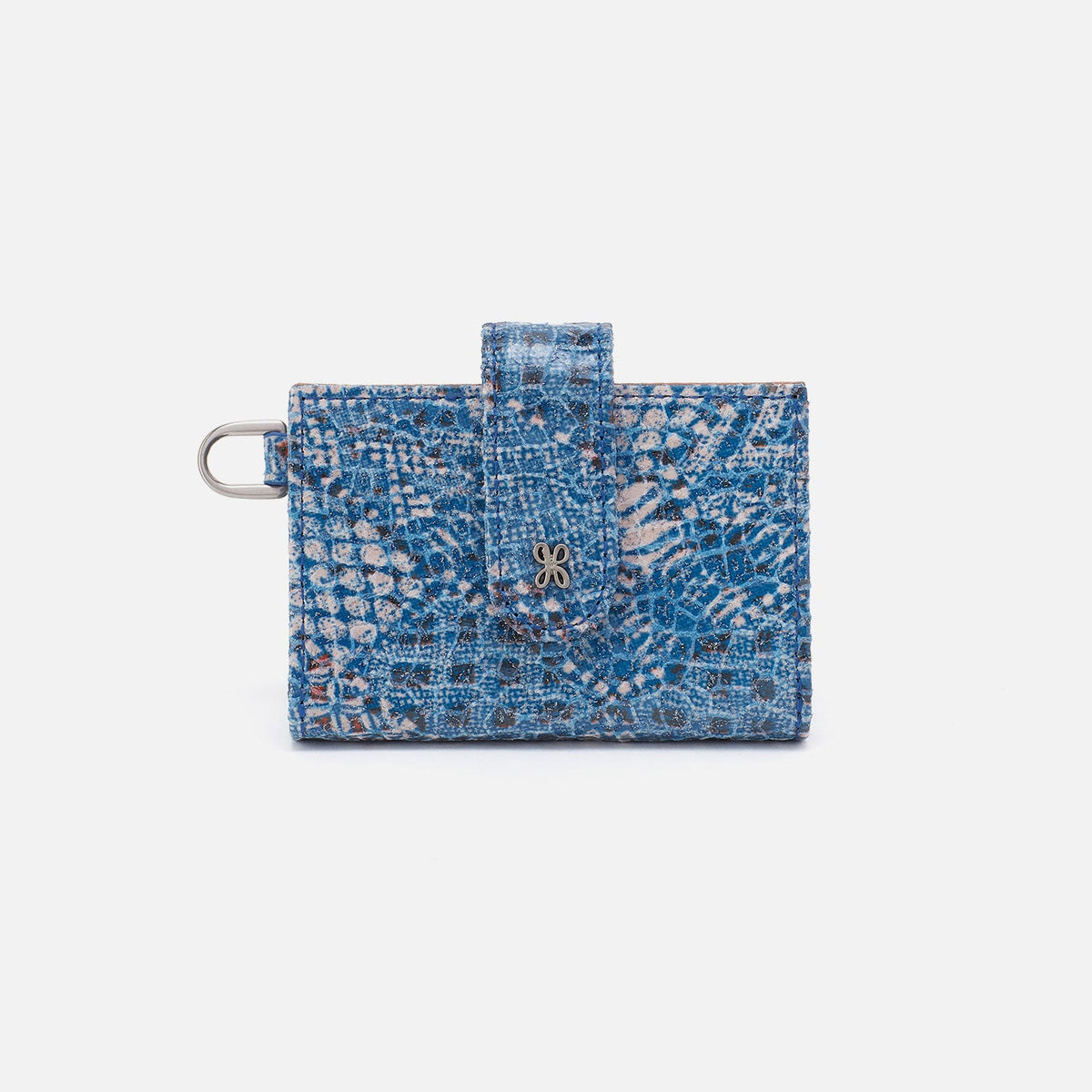 Jean Accordian Card Case In Printed Leather - Boho Bandana | HOBO Everyday