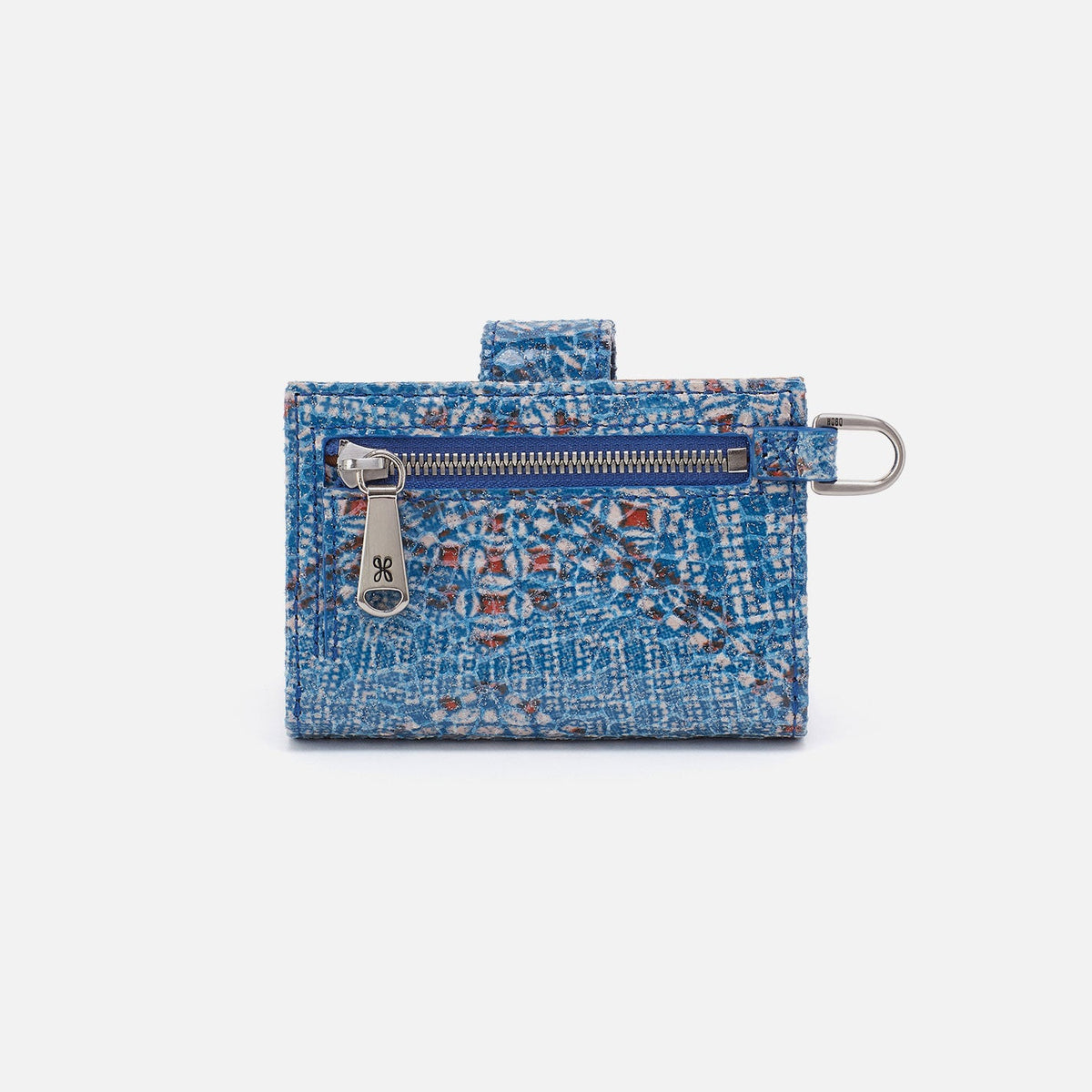 Jean Accordian Card Case In Printed Leather - Boho Bandana | HOBO Everyday