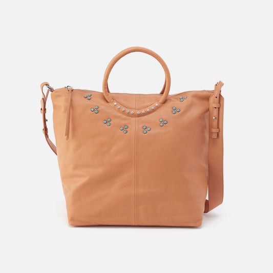 Maggie Satchel In Smooth Leather - Doe | HOBO Sale