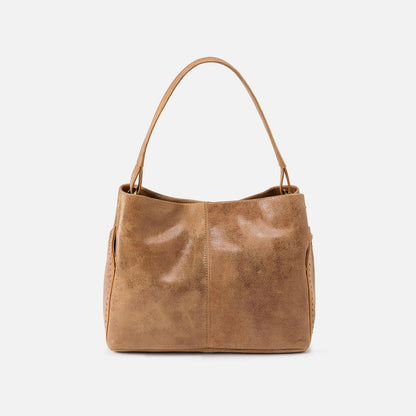 Seneca Shoulder Bag In Buffed Leather - Whiskey | HOBO Recommended