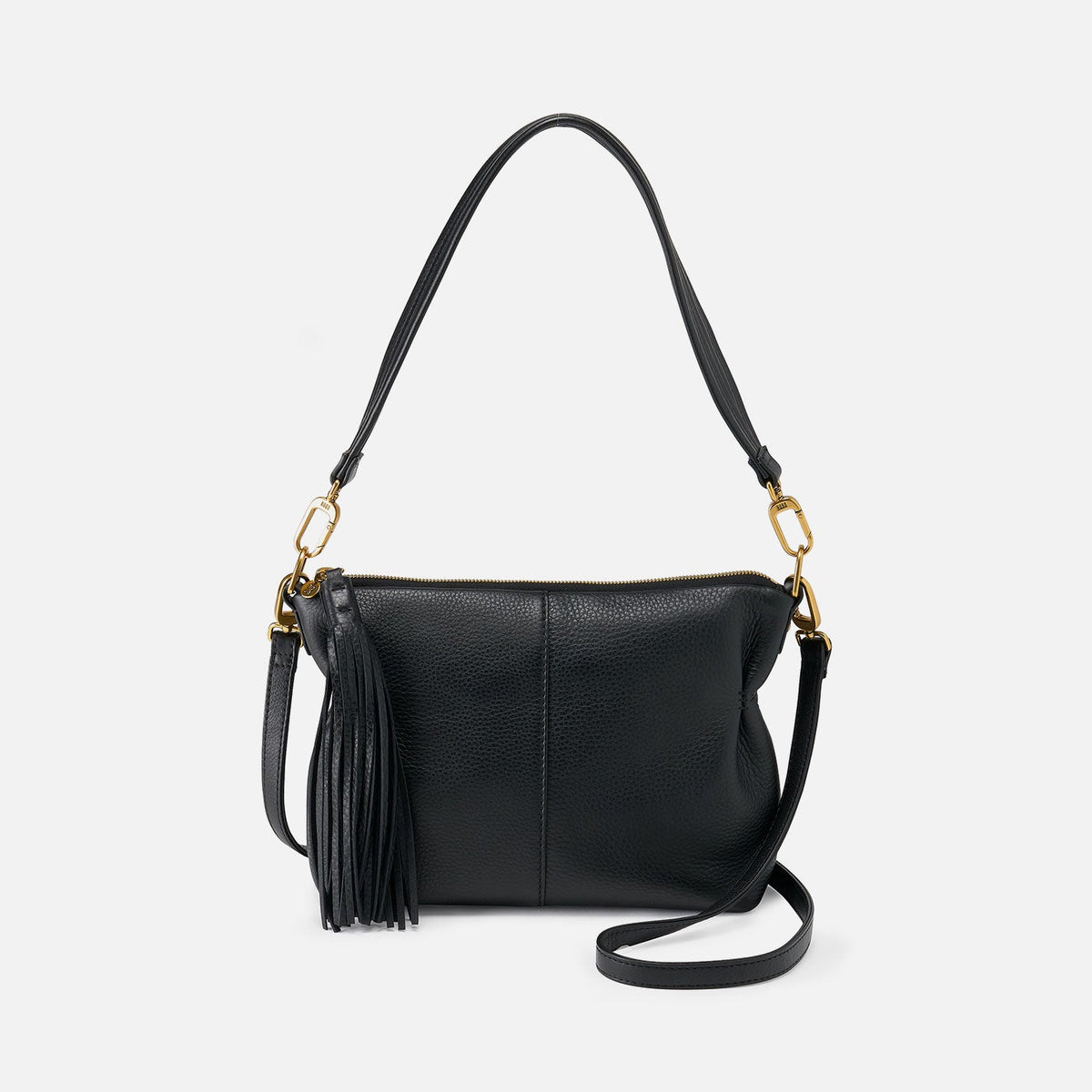 Kori Crossbody In Pebbled Leather - Black | HOBO Customer Favorite