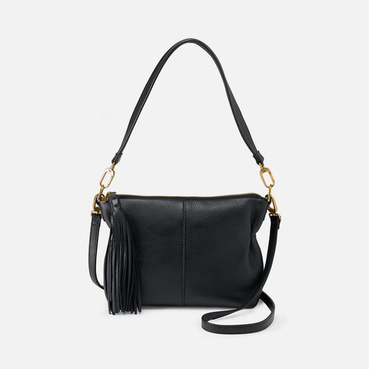 Kori Crossbody In Pebbled Leather - Black | HOBO Customer Favorite