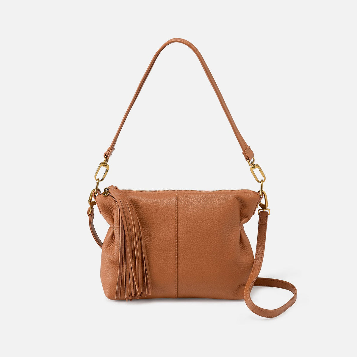 Kori Crossbody In Pebbled Leather - Warm Honey | HOBO Everyday