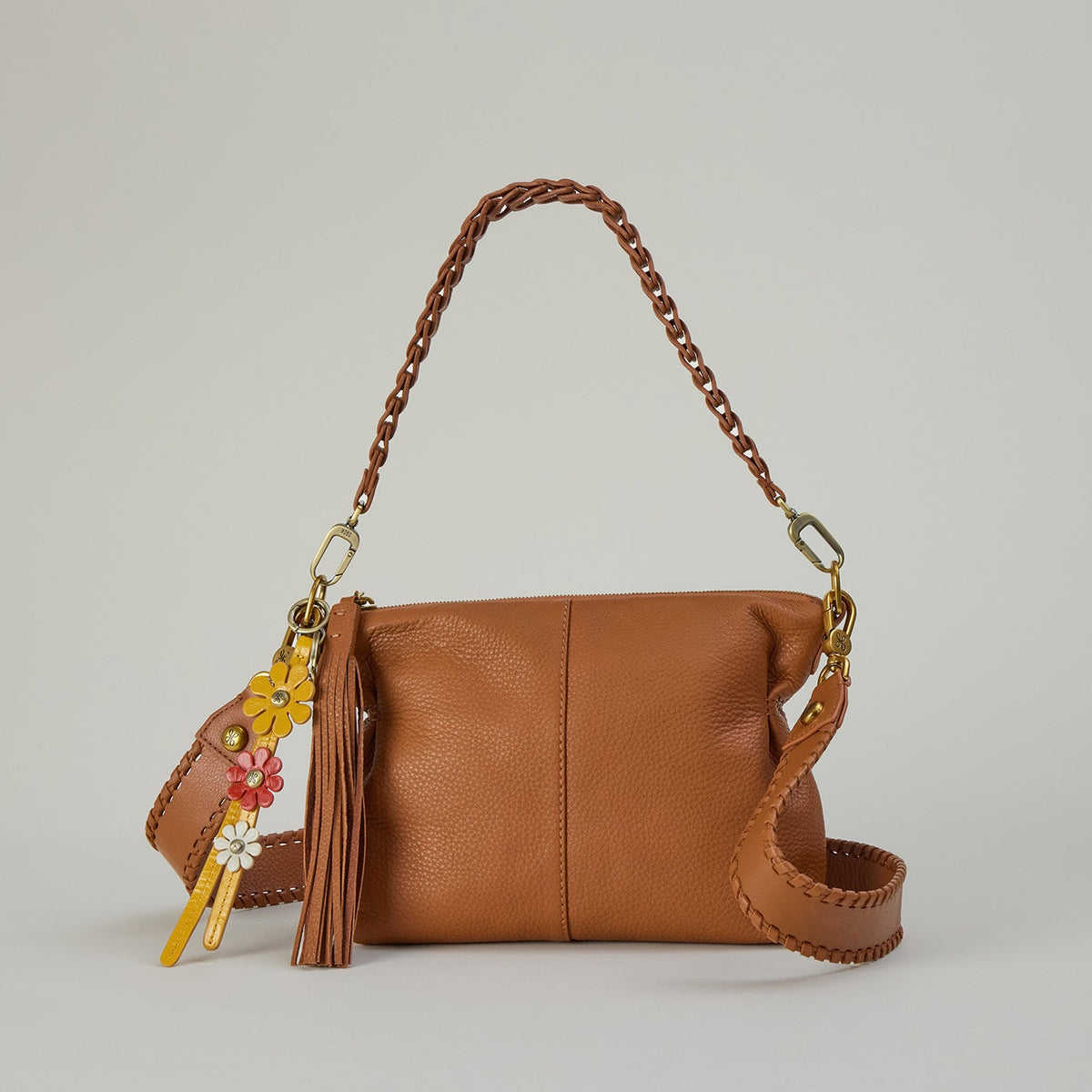 Kori Crossbody In Pebbled Leather - Warm Honey | HOBO Everyday