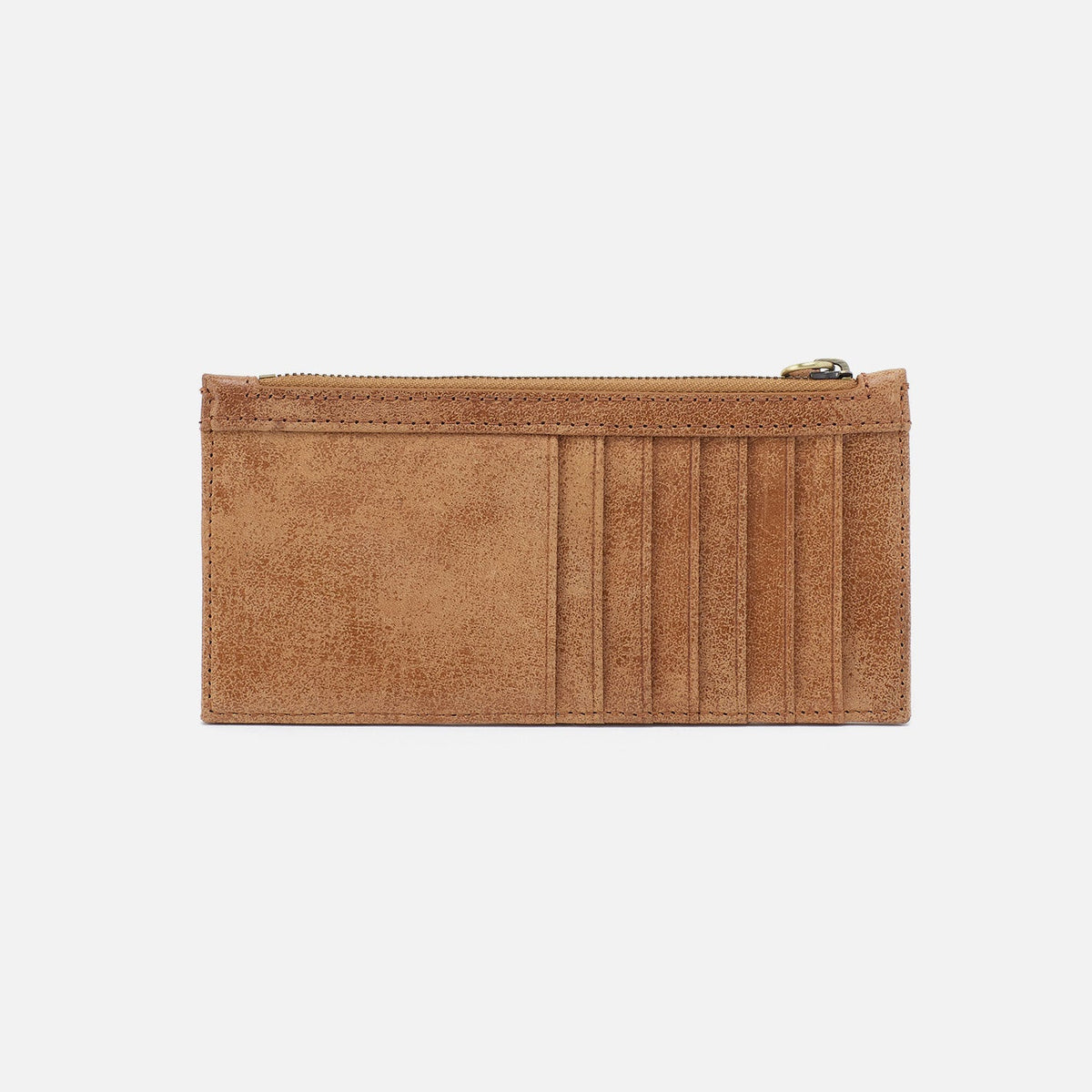 Carte Card Case In Buffed Leather - Whiskey | HOBO Discount