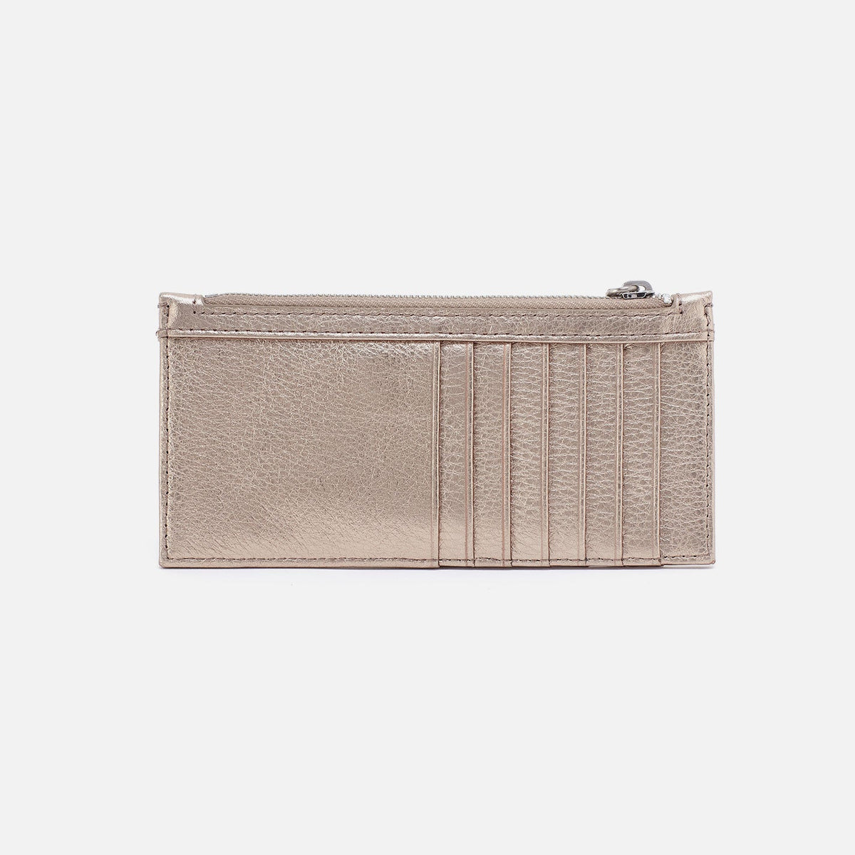 Carte Card Case In Metallic Leather - Cameo Quartz | HOBO Best Seller