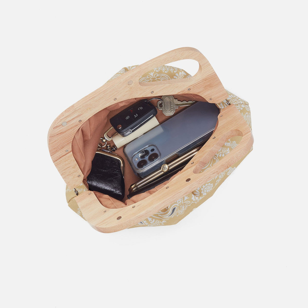Dakota Print Clutch In Canvas - Sunset Bandana | HOBO Classic