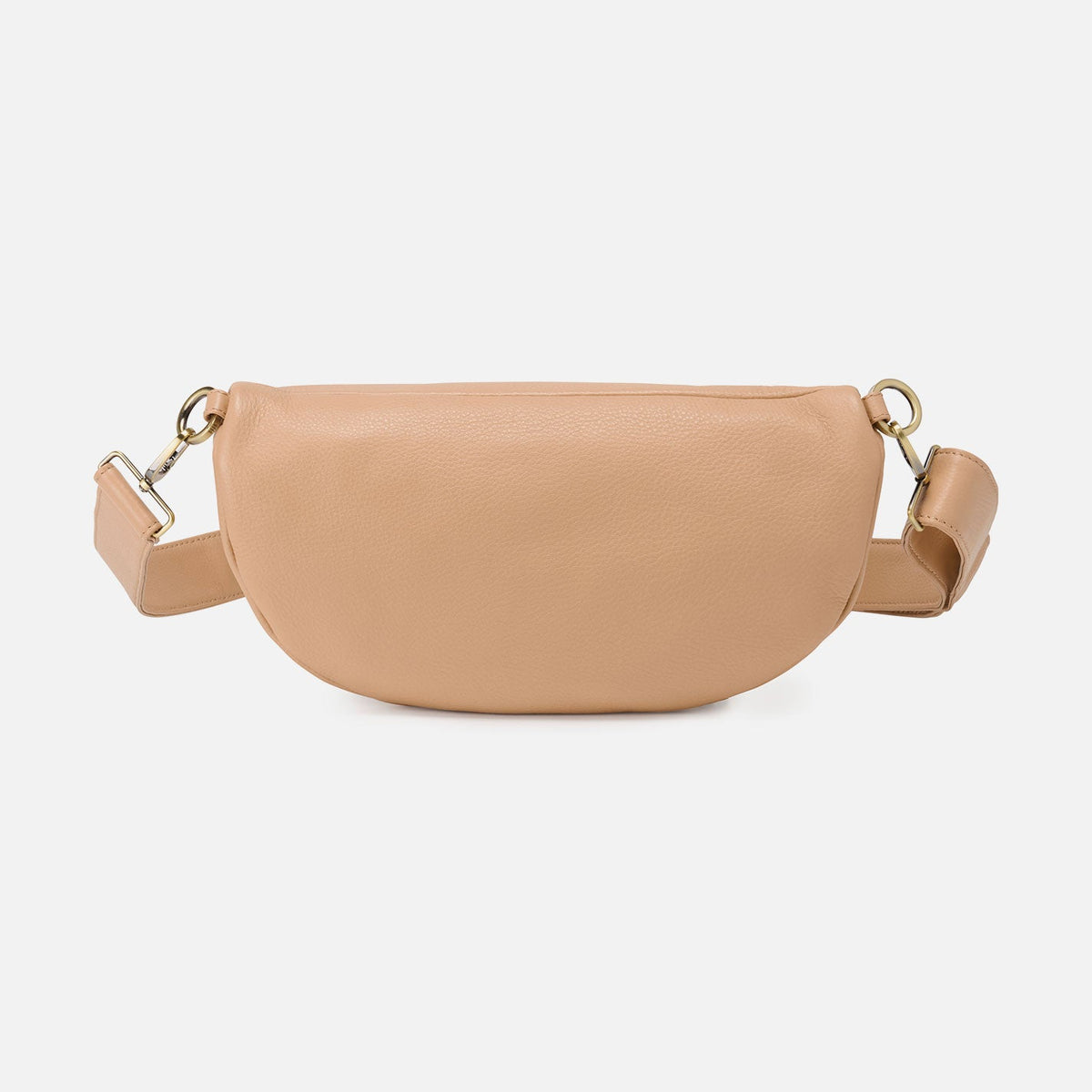 Hunter Medium Belt Bag In Pebbled Leather - Porcini | HOBO Trending