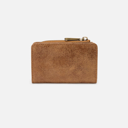Jill Card Case In Buffed Leather - Whiskey | HOBO Top Pick