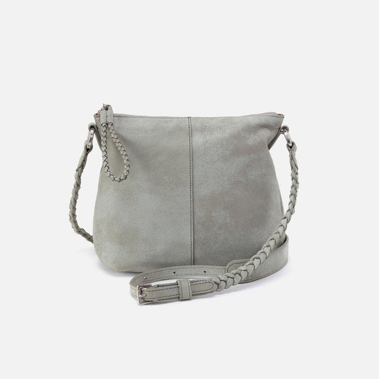 Lasso Medium Crossbody In Buffed Leather - Misty Harbor | HOBO Signature
